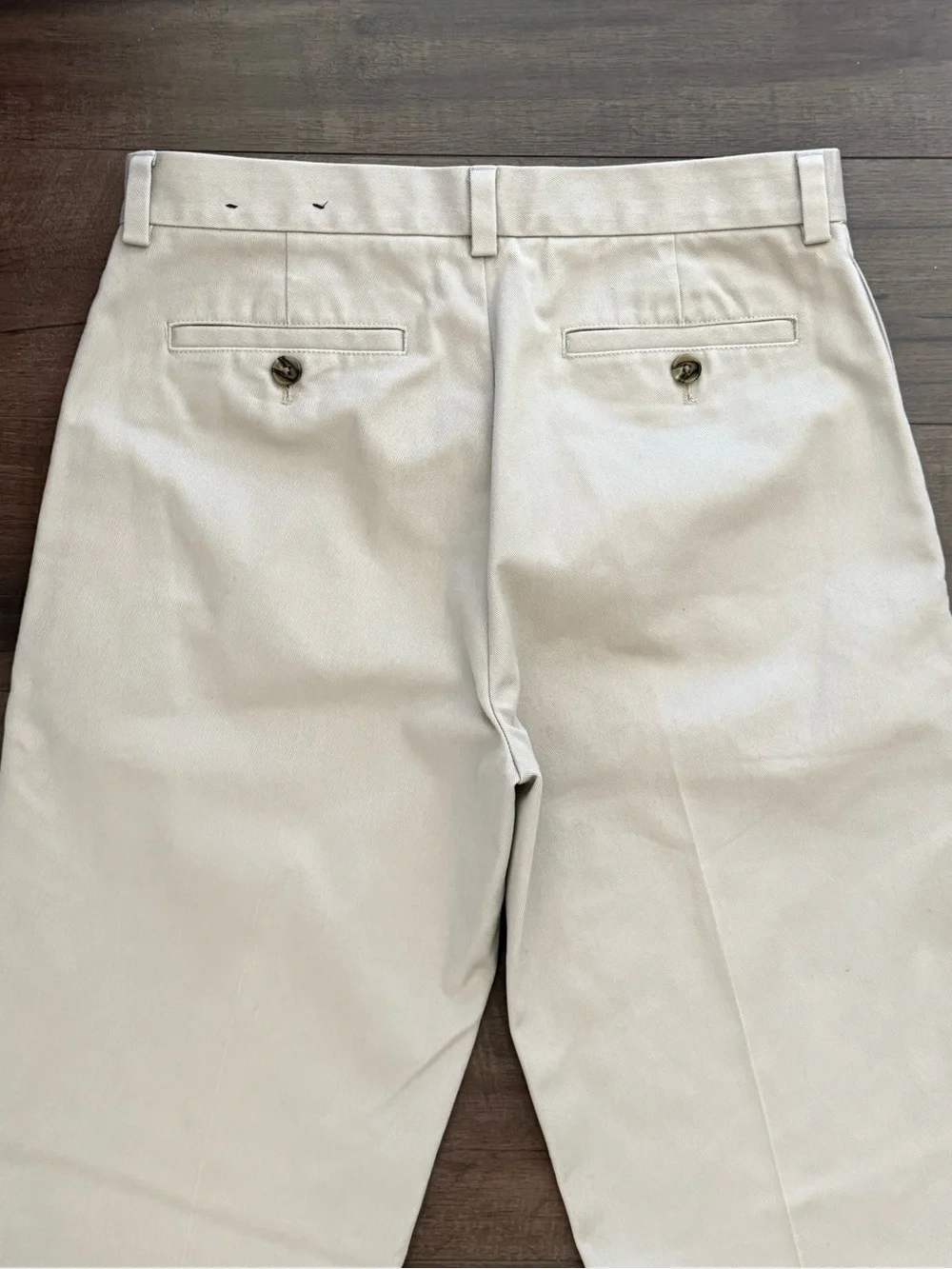 Brooks Brothers Boys Khaki Flat Front Chino Pants Size 16 School Uniform